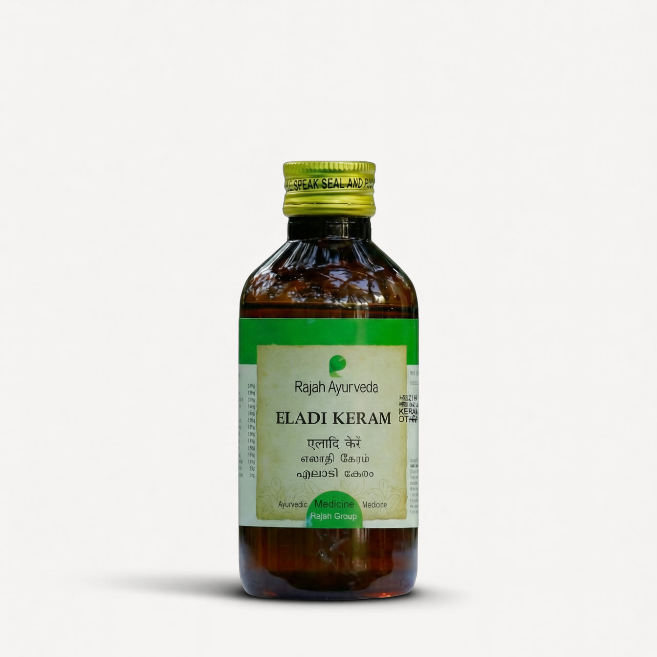 Rajah Eladi Keram Oil (200 ml) – Ayurvedic Skin & Hair Care Oil