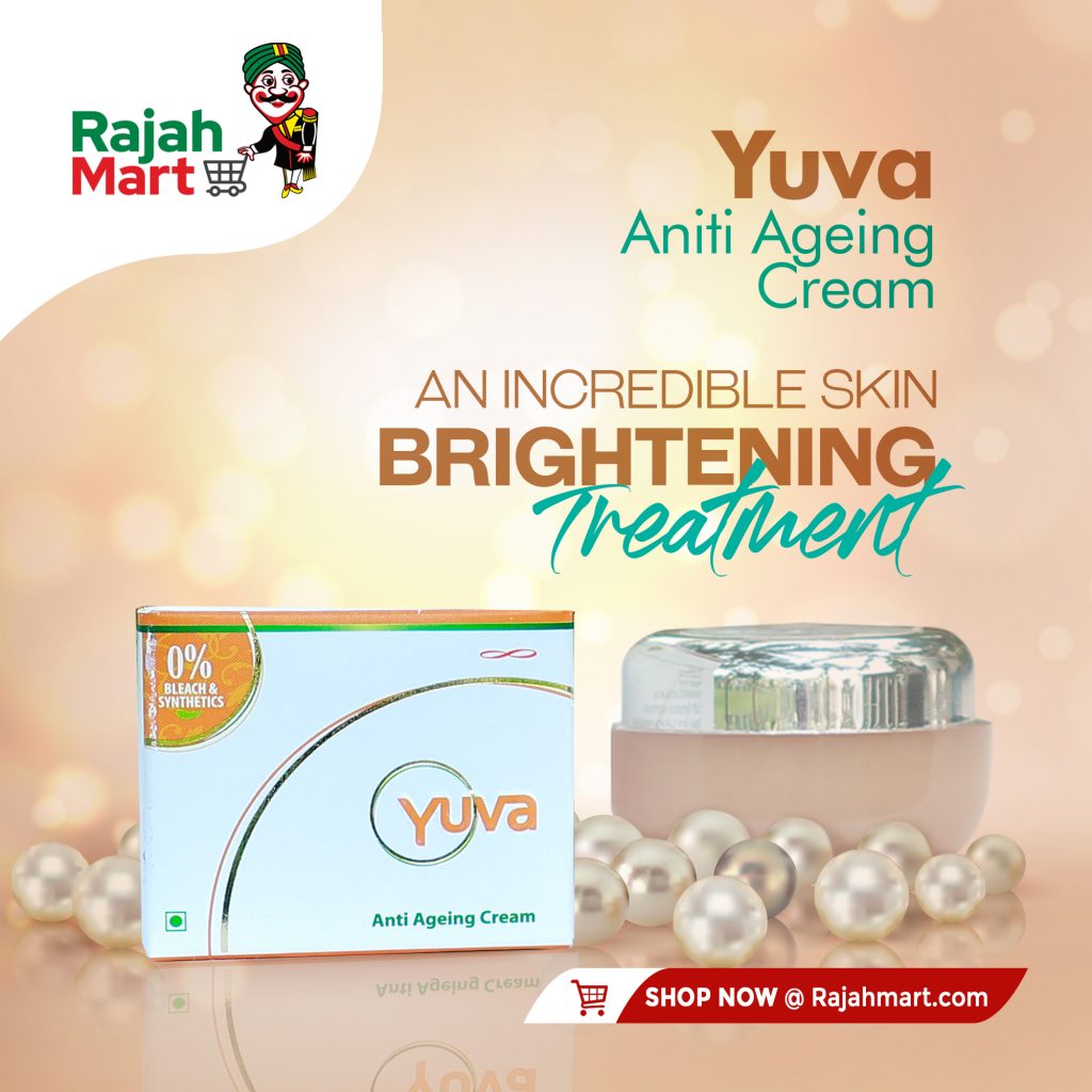 Poster 04 Rajah Mart yuva anti ageing cream